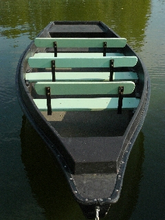 Barque vue de l'arrière