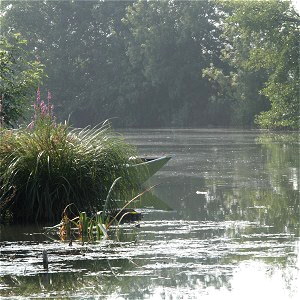 Une barque dans le Marais